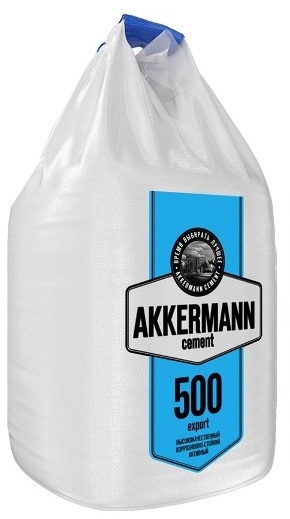 Цемент "Аккерман" М500 Д0 (ЦЕМ I 42,5Н)